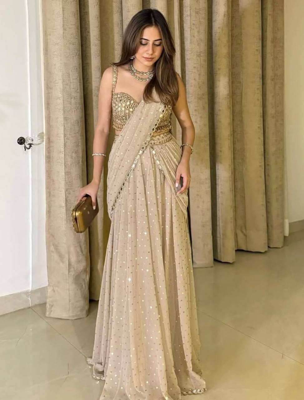 🌟😍💥 😍 ❤️🔥 *Ready to wear Lehenga saree*