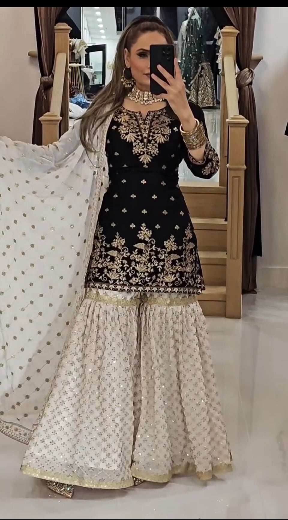 ✅*NEW ĐĚSIGNER PARTY WEAR TOP AND PLAZZO. WITH FANCY DUPPATA AND EMBROIDERY WORK*✅