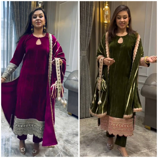 *VLM NEW ĐĚSIGNER PARTY WEAR TOP AND PANT