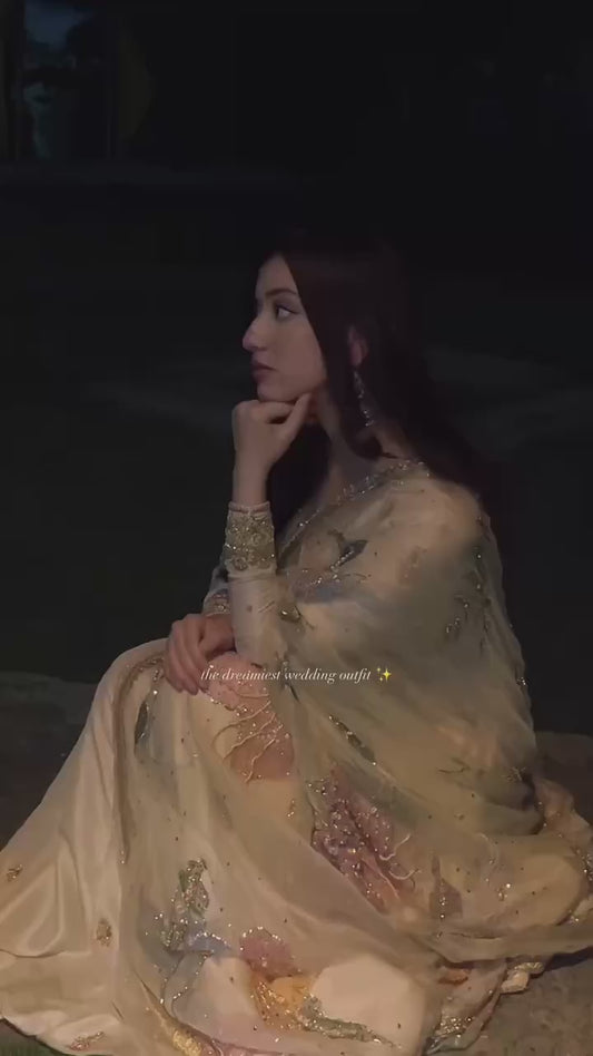 _EXCLUSIVE AND DESIGNER SEQUENCE EMBROIDERED 3 PIECE GOWN PAIR ✨_
